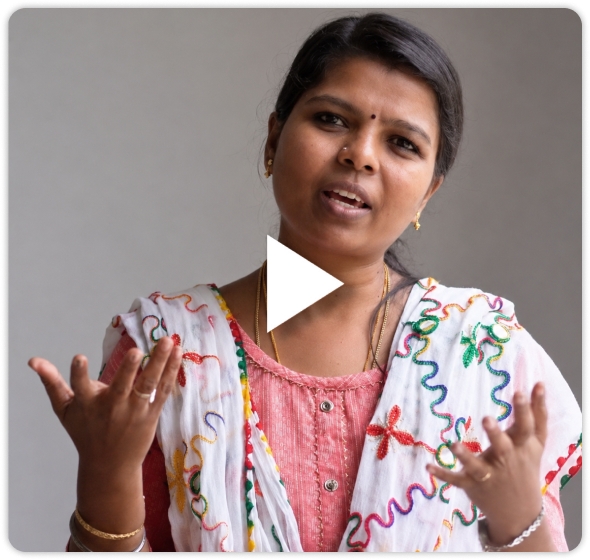 Ms. Nithya speaking about Eduzo